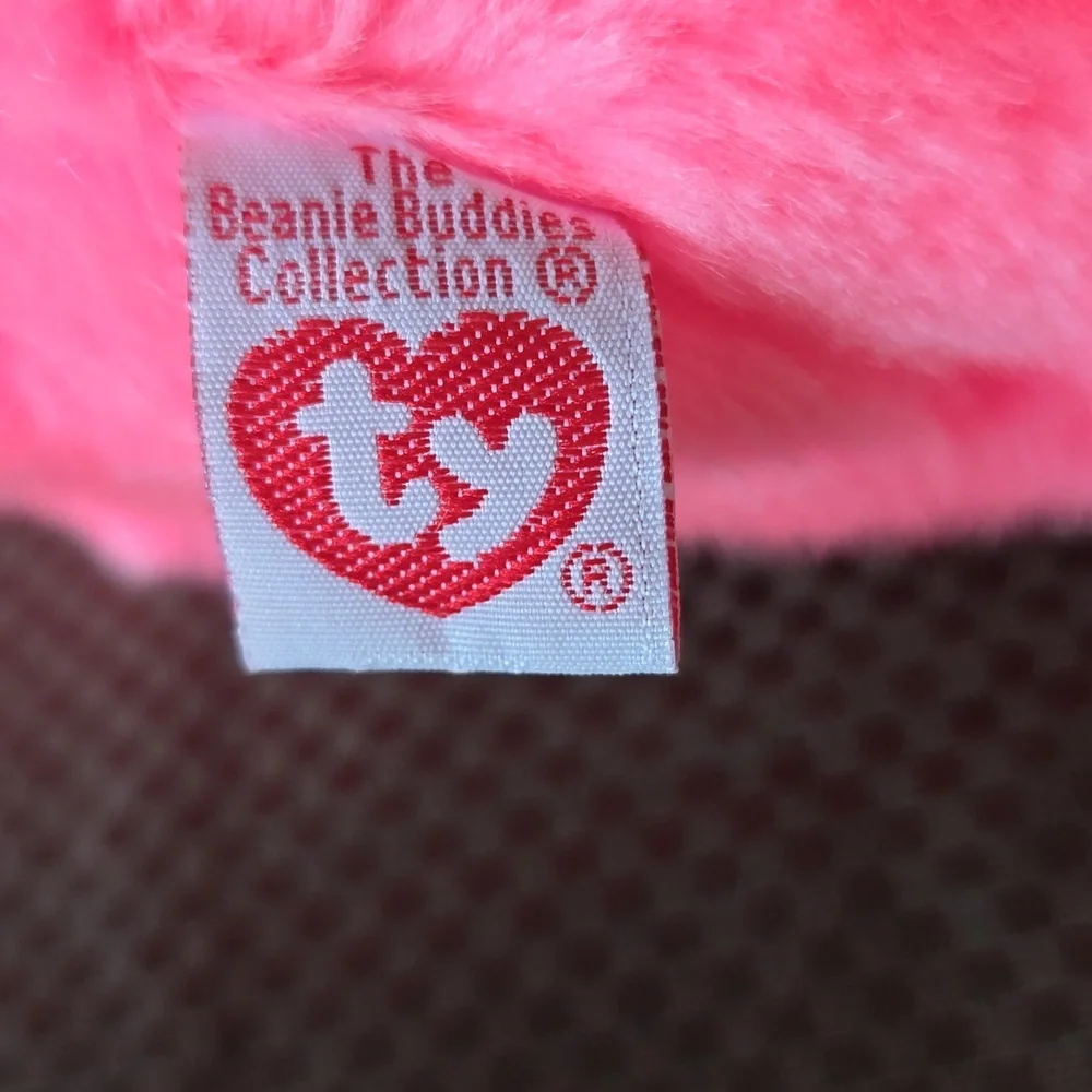 Pinky 🦩Ty Flamingo Bird🦩 Lg Plush Beanie Buddy🦩Kids Toy Rare Collectible, NWT - Picture 6 of 11